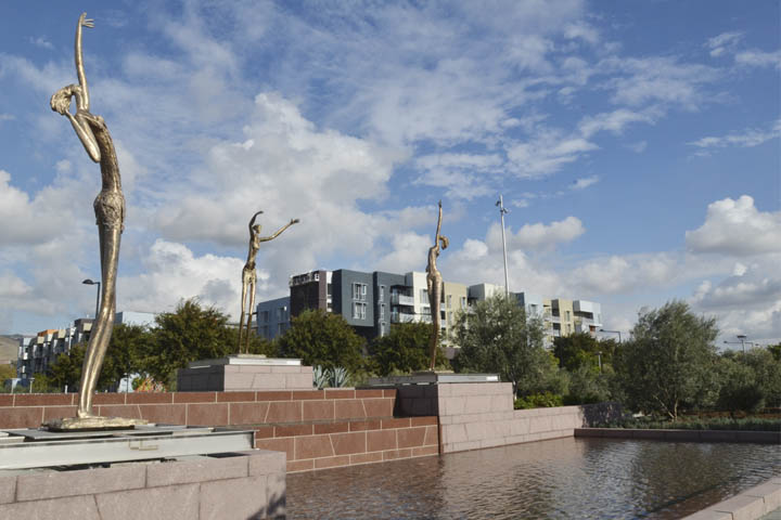 Beautiful waterfall Station District decoto